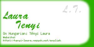 laura tenyi business card